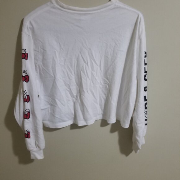 Womens Hello Kitty oversized long sleeved shirt xs - Picture 4 of 5
